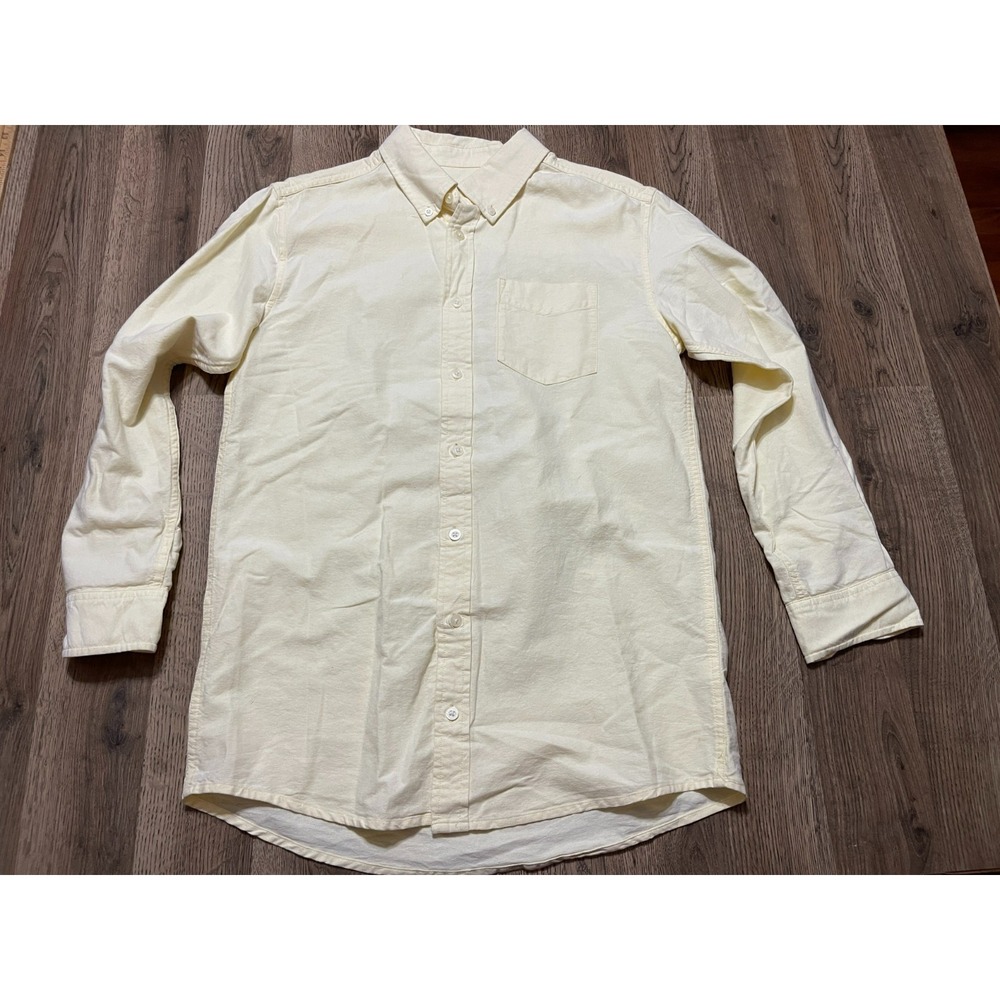 Cherokee Shirt, Men's Size XL, Yellow, Long Sleeve, Button Down Shirt